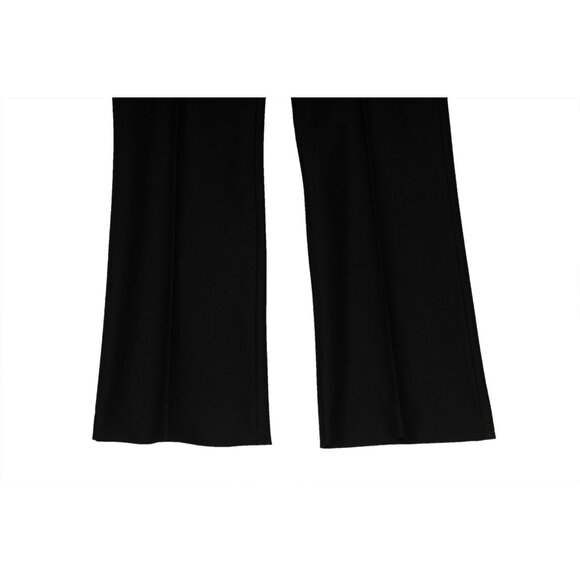 S Max Mara Womens Fatina Pants US 12 IT 46 Black Viscose Cotton Trousers Slacks - Picture 3 of 10